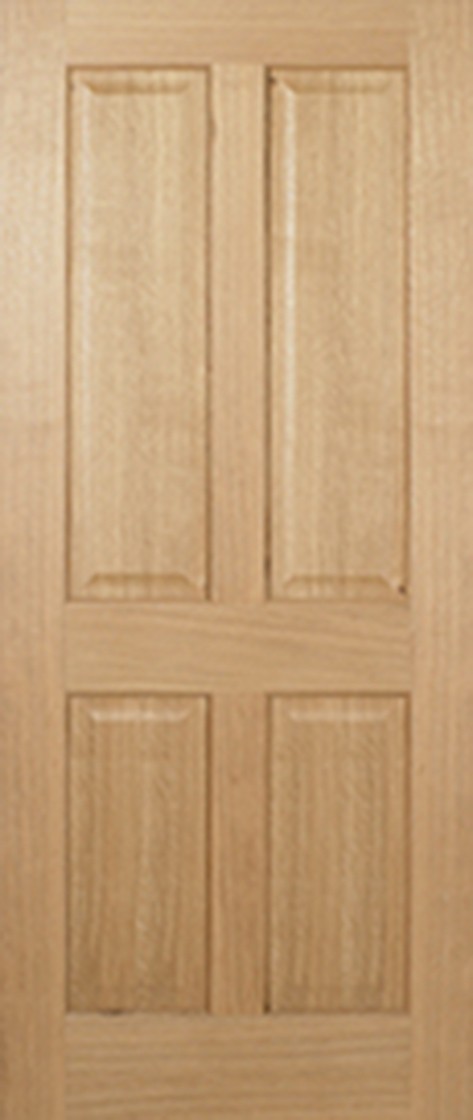 Oak REGENCY 4 Panel Fire Door