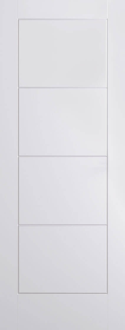 White Primed LADDER Fire Door