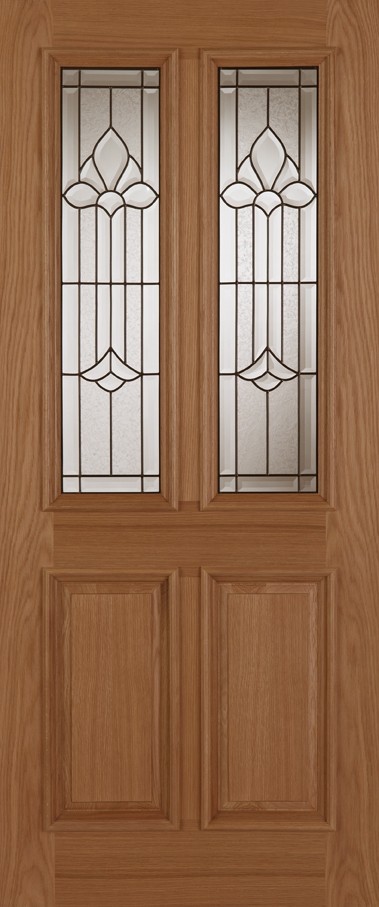 Oak Derby Camillian Leaded Double Glazed)