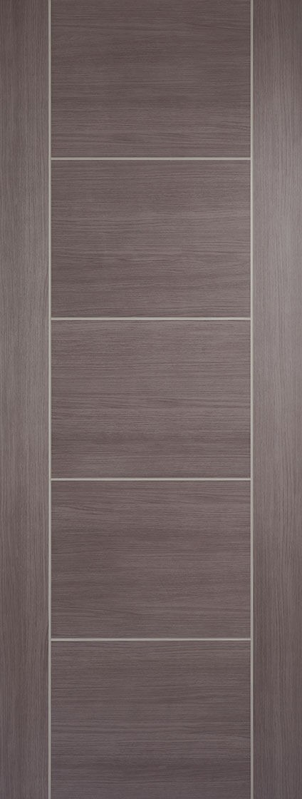 Medium Grey VANCOUVER Laminated Fire Door
