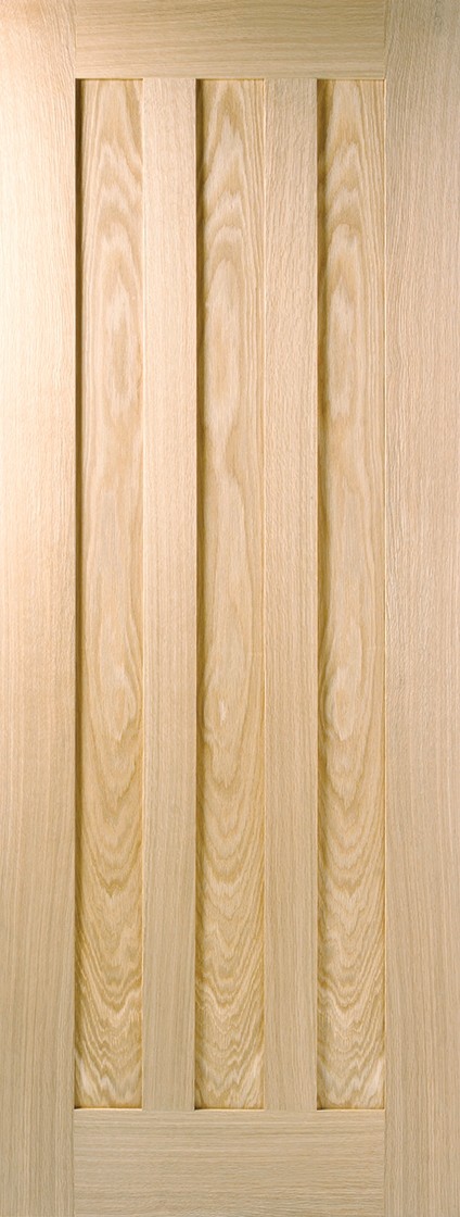 Pre-Finished Oak Idaho  Fire Door
