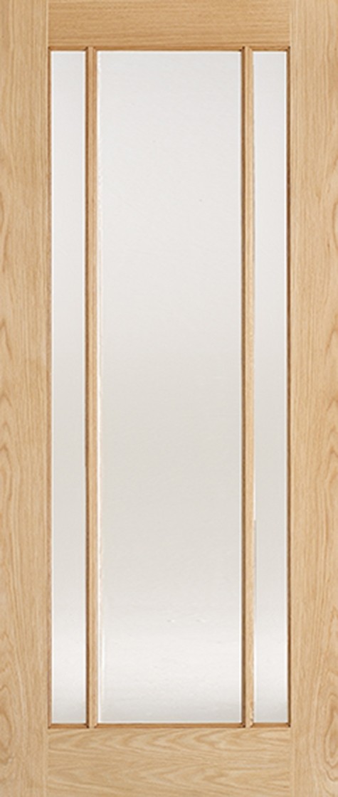 Un-finised Oak LINCOLN Glazed (Clear Glass)