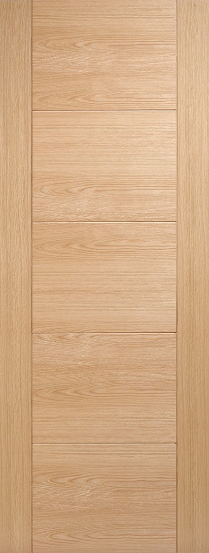 Pre-Finished Oak Vancouver  Fire Door